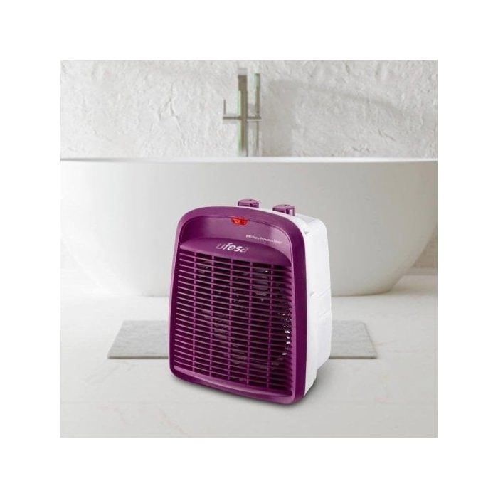 Chauffage soufflant compact - ufesa - persei - 2000w - 3 réglages - ipx1