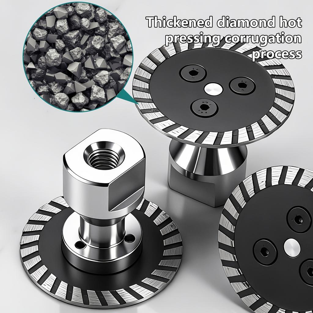 Engraving Cutting Disc Diamond Saw BIade with RemovabIe 5/8-11 FIange for DIY Stone Marble Porcelain