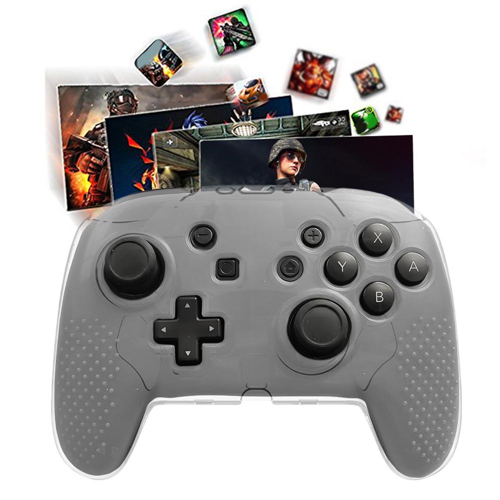 For NS2 PRO Controller Crystal Case Wear Resist Protective PC Hard Shell Washable Transparent Crystal Protection Friends Gift