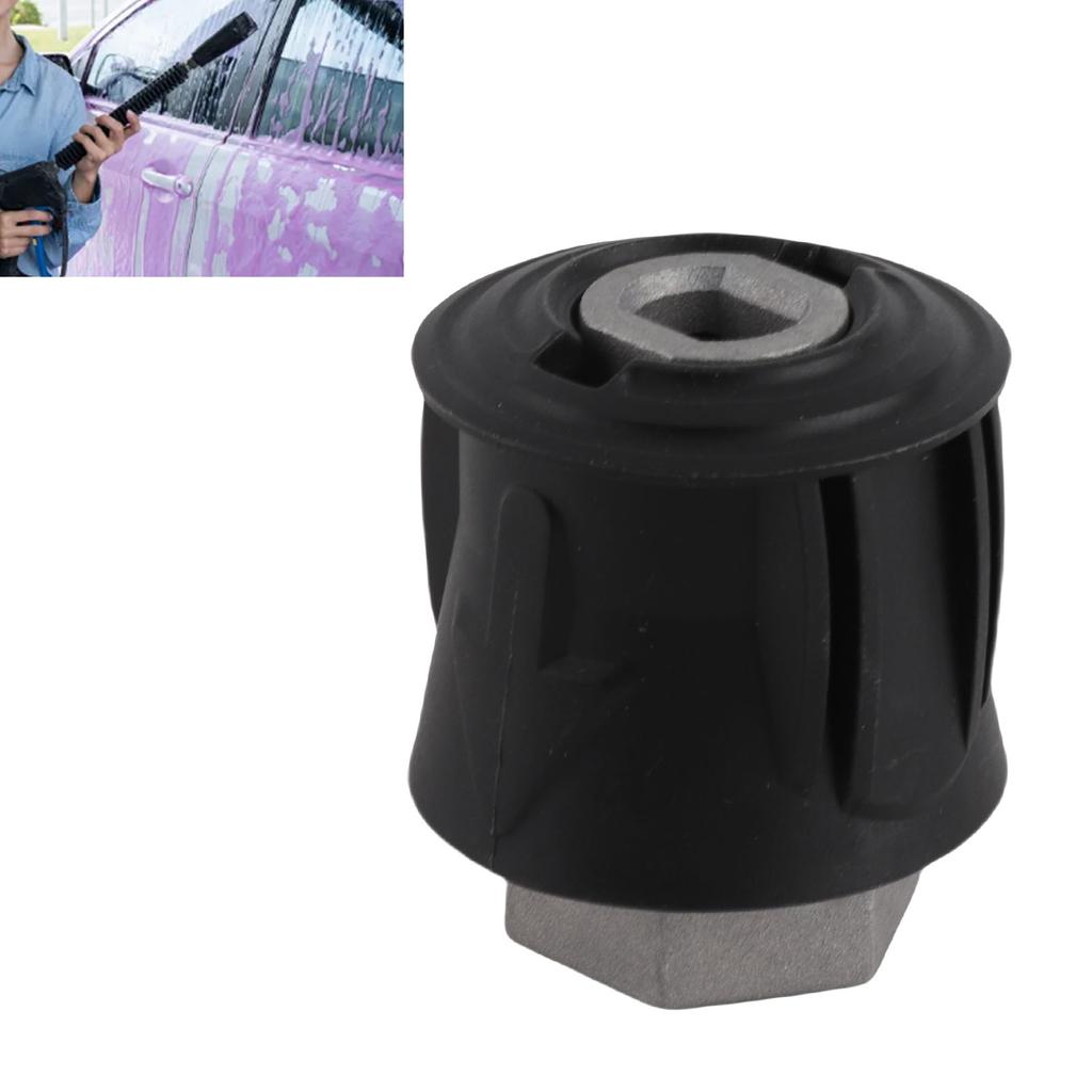 M22 14mm Adapter for Pressure Washer, Quick Connector, Aluminum, 4000 Psi, Efficient Cleaning for Pressure Washer