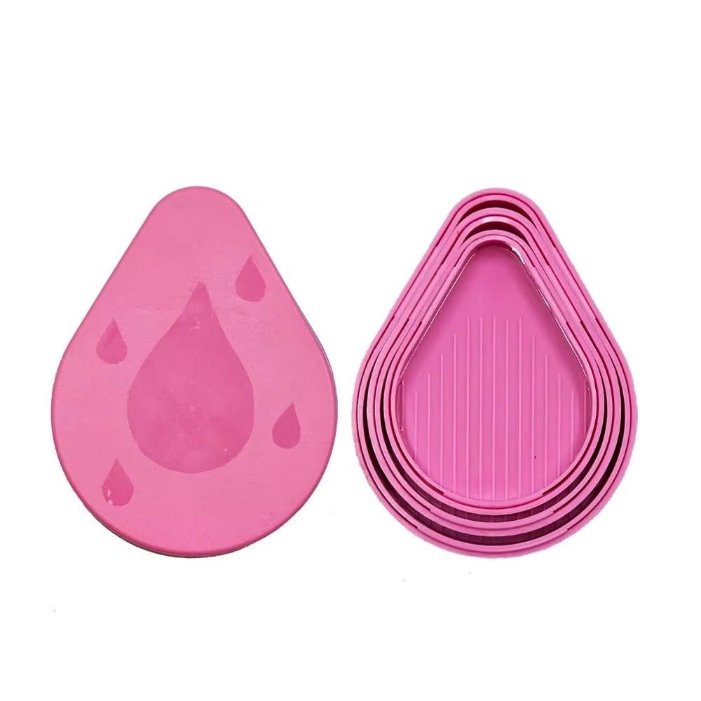 

DIY Craft Diamond Painting Trays with Lid Embroidery Cat Paw Dot Drill Plate Rhinestone Organizer Beading Plates