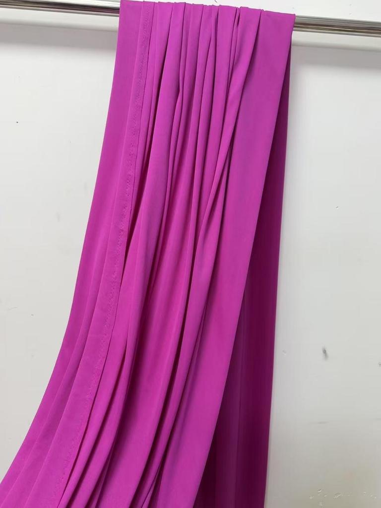 Matte Seiden-Stretch-Stoffe für Hochzeitsvorhänge und Hoteldekoration