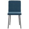 Dining Chairs 4 Pcs Blue Velvet