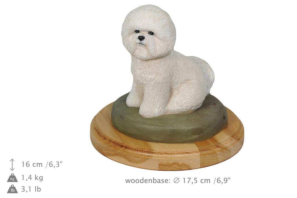 West Highland White Terrier, Westie, Westy - statuetta dipinta, statua, figura, realizzata dall'artista, marca Art-Dog
