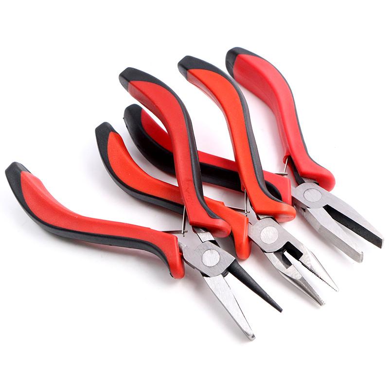 Ferronickel Carbon-Hardened Steel Round Nose End Cutting Jewelry Pliers Tools DIY Equipment Pliers Fit Handcraft Beadwork Repair