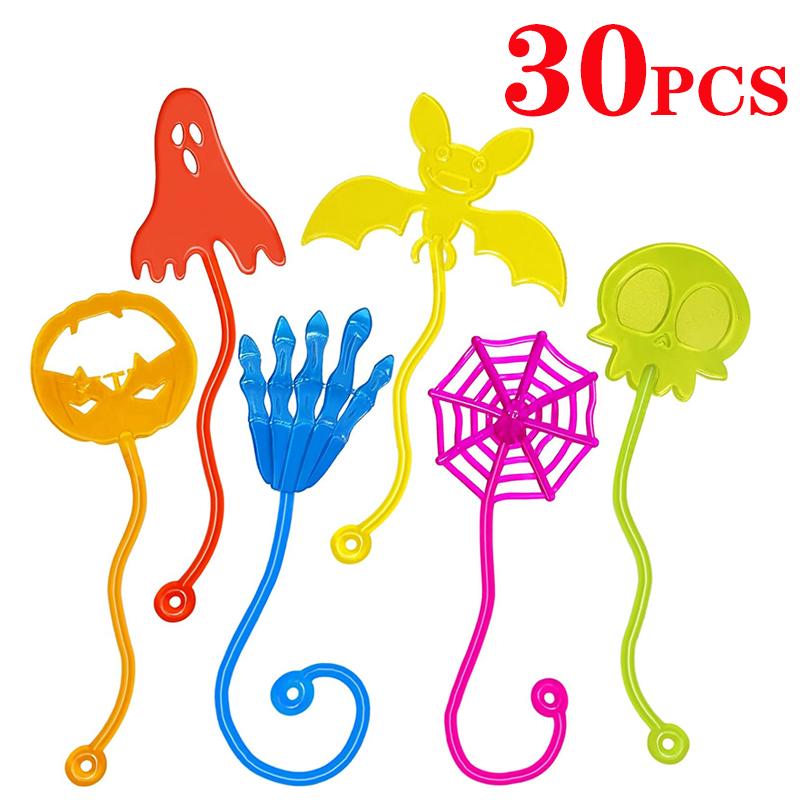 10/50Pcs Funny Sticky Hands Sensory Toy Palm Elastic Heart Foot Christmas Sticky Wall Climbing Squishy Toy For Kids Adult
