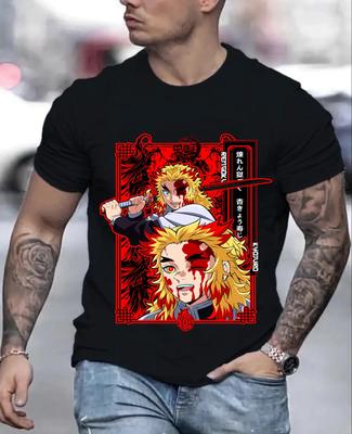ANIME RENGOKU KNY BLACK T SHIRT UNISEX STYLE