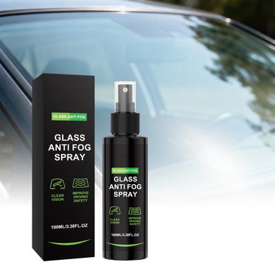 Glas Anti-Mist Spray voor Auto Ruiten en Spiegels 100ml Helder Zicht Beschermende Coating Verbetert Rijveiligheid en Zichtbaarheid