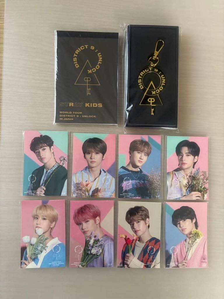 [USED] StrayKids Keychain Sticker Memo Pad Online Lottery UNLOCK