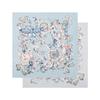 WENSLI 100% Mulberry Silk Double-Sided Printed Square Scarf