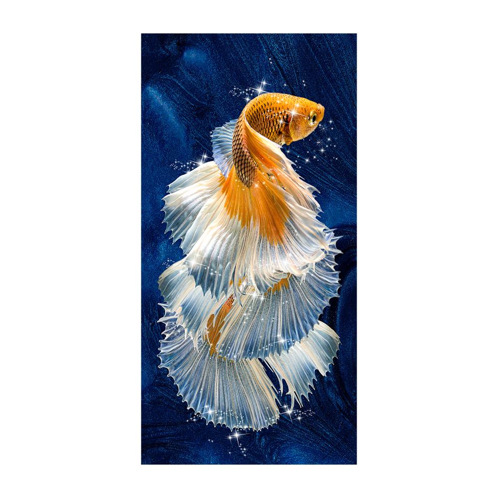 Koi Fish Feng Shui Carp Lotus Pond Pictures Oil Painting On Canvas Posters and Prints Cuadros Wall Art Pictures For Living Room
