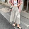 2026 Women's Retro French A-Line Knee-Length Umbrella Skirt