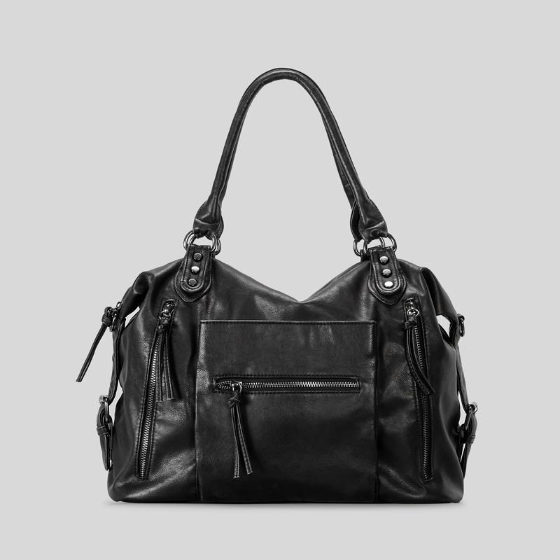 2026 Nuove Borse a Spalla da Donna City Fashi Vintage Morbida Pelle Borsa a Mano Moto Grande Capacità Tracolla Regolabile Borsa Tote sac