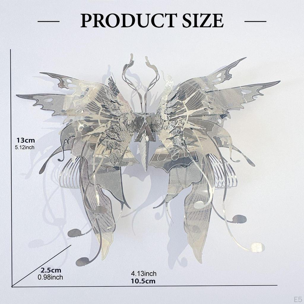 3D Butterfly Puzzles DIY Home Decoration Craft Novelty Metal Model Kit for Adults Birthday Gift