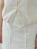 Deomiteun Foliage Half Blouse (Natural)
