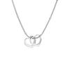Cazador Custom Name Hearts Necklaces for Women Personalized Pendant Snake Chain Stainless Steel Jewelry Gift 2026