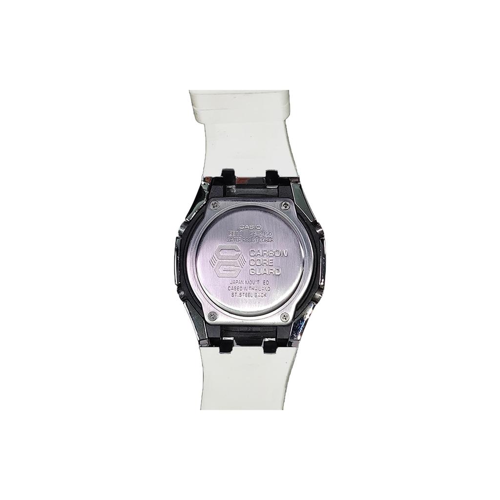 Casio Unisex Liquid Crystal,Analog Dual Display Series 44mm Gray Watch GA-2100-1A1(Watch3--)