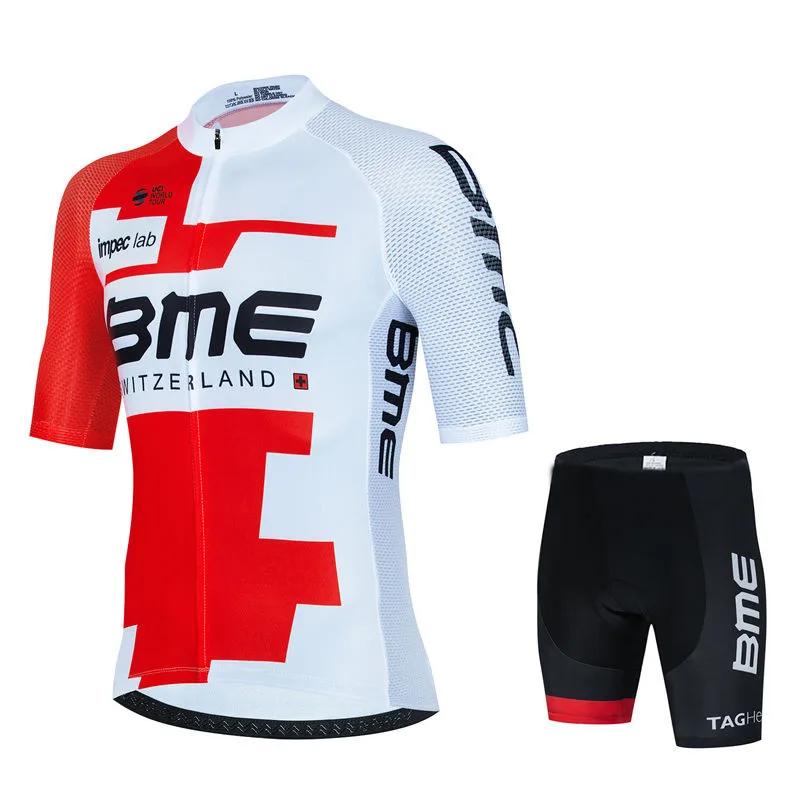 2026 Bmcing Letni Zestaw Koszulek Rowerowych Pro Team Odzież Rowerowa MTB Ubrania Rowerowe Mundur Maillot Ropa Ciclismo Garnitur Rowerowy Hombre