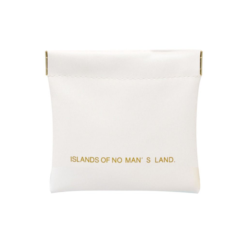 Spring Bag PU Leather Makeup Lipstick Bag Letter Small Sunglasses Bag Holder Outdoor