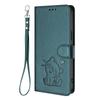 Applicable iPhone17promax iPhone leather case17AiR Heart-shaped cat flip cover card holder15Pro Protective Sleeve