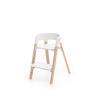 Steps Baby High Beech with Footrest and Adjustable Comfortable and Product 349701 Chair, Natural, Backrest, Functional, Number