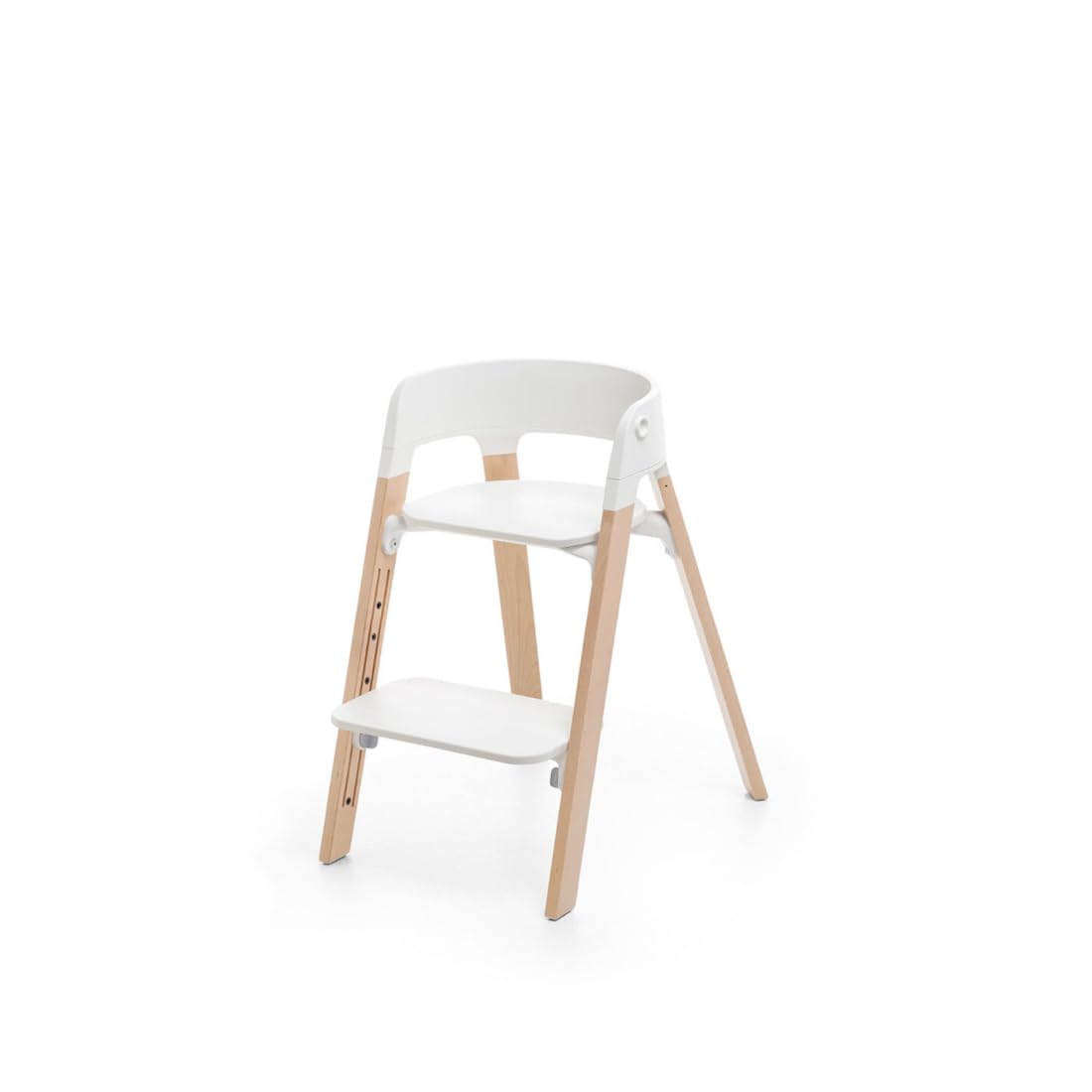 

Stokke Steps Baby High Beech with Footrest and Adjustable Comfortable and Product 349701 Chair, Natural, Backrest, Functional, Number