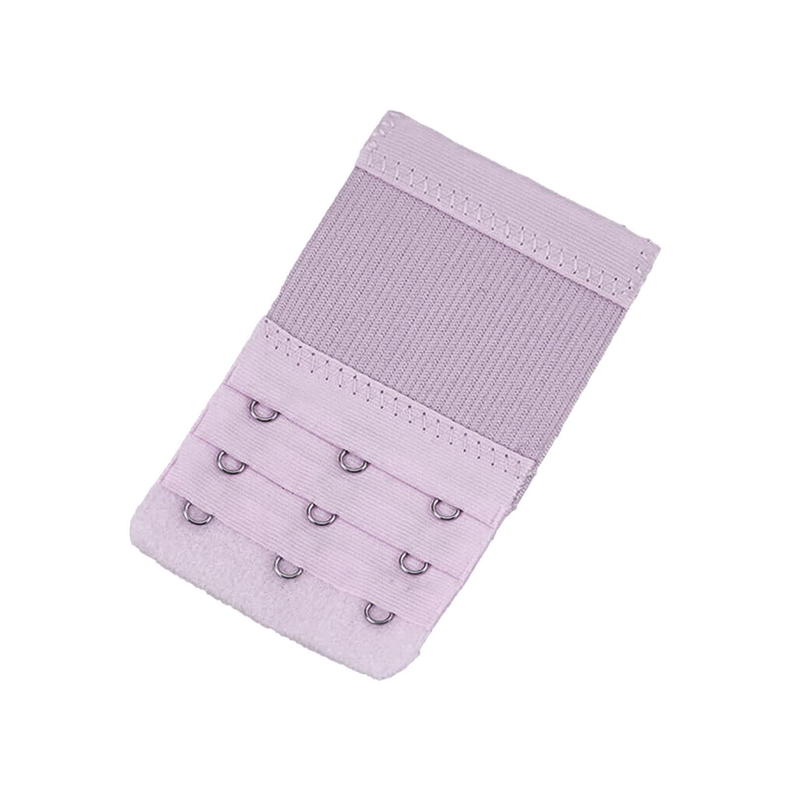 

Удлинитель для бюстгальтера, дышащий, 3 крючка, разноцветное регулируемое нижнее белье, сменное нижнее белье, пряжка для нижнего белья One Size розовый