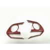 For Toyota Camry 2018- Red Control Button Cover Steering Wheel Carbon Fiber