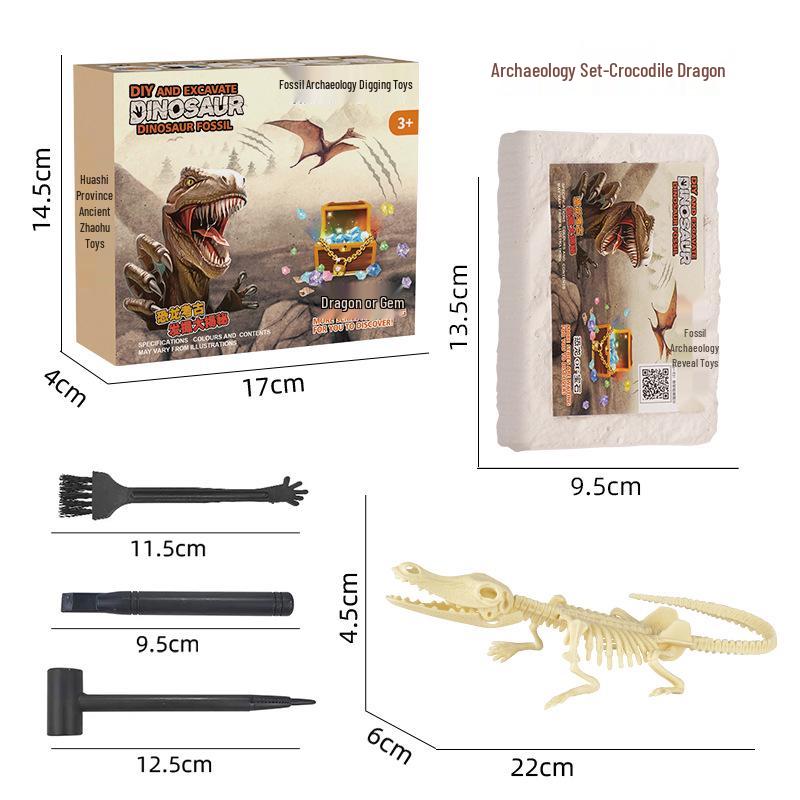 Dinosaur Fossil Excavation Kit: Educational Science Toy for Kids