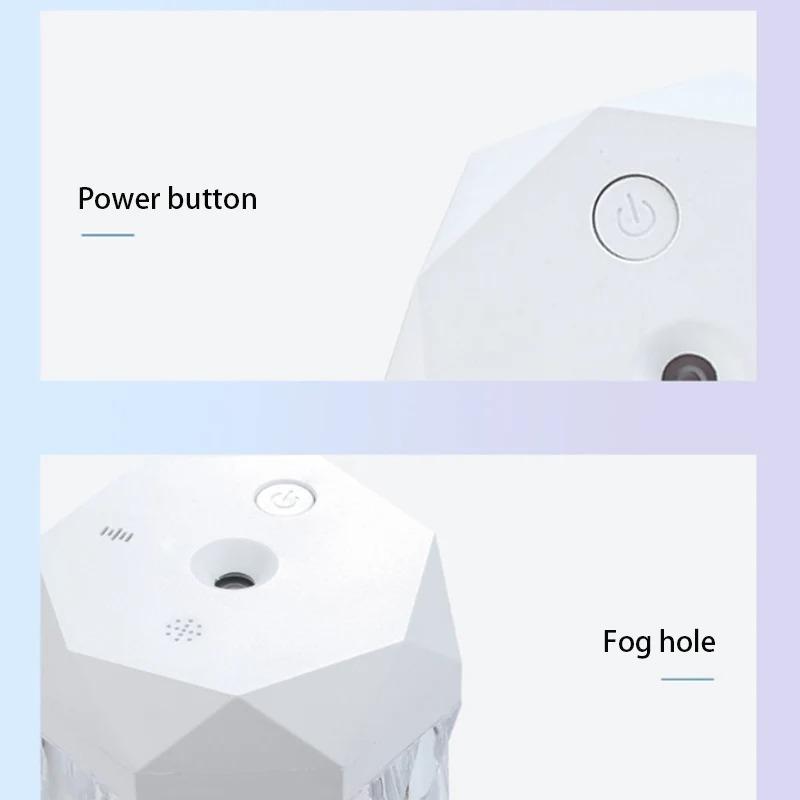 1000ML USB Air Humidifier Aroma Diffuser Essential Oil Mist Maker with RGB Light Air Purifier for Car Home Bedroom Office