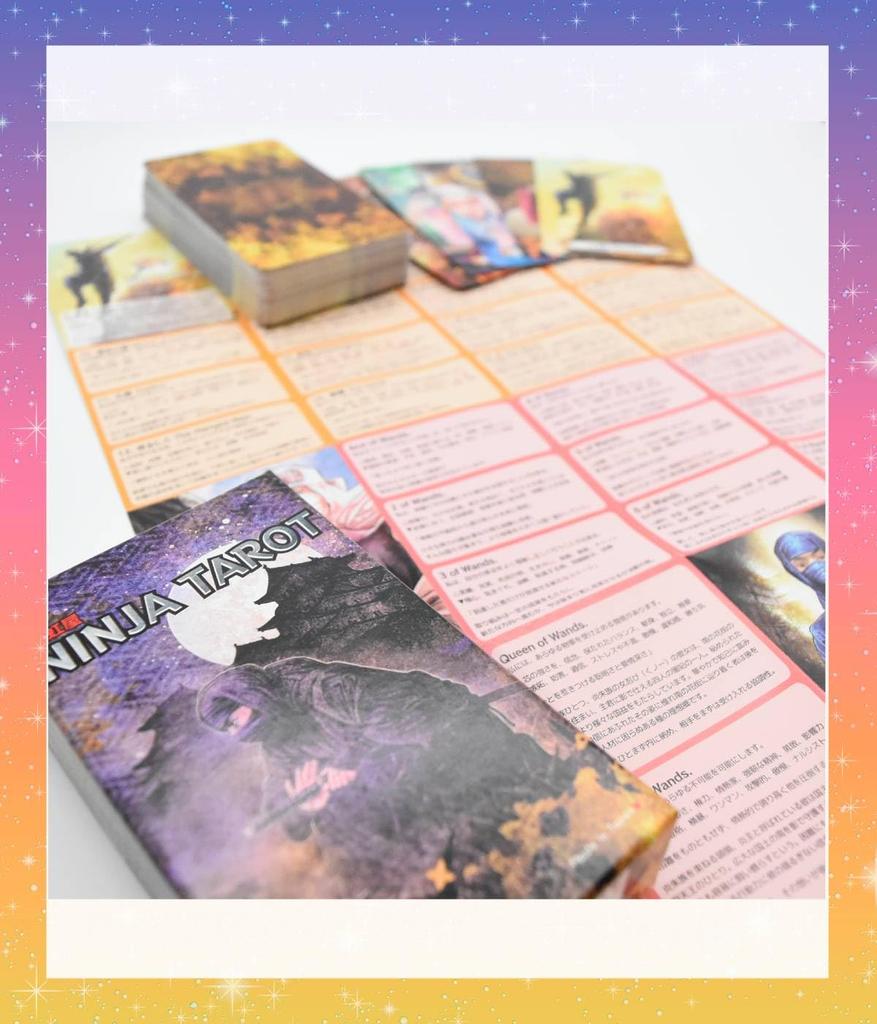 Ninja Tarot Cards (Japanese) Oracle Tarot Cards with Card Meanings (Japanese) [Authentic]