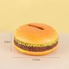 WTEMPO Creative Hamburger Shaped Tissue Box Retro Home Living Room Funny Table Decorative Ornament Tissue Holder