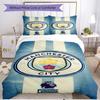 3pcs Duvet Cover Set (1*Duvet Cover + 2*Pillowcase, Without Core), Manchester Football FC Print Soft All‑Season Bedding Set, Home Bedroom Decor Gift