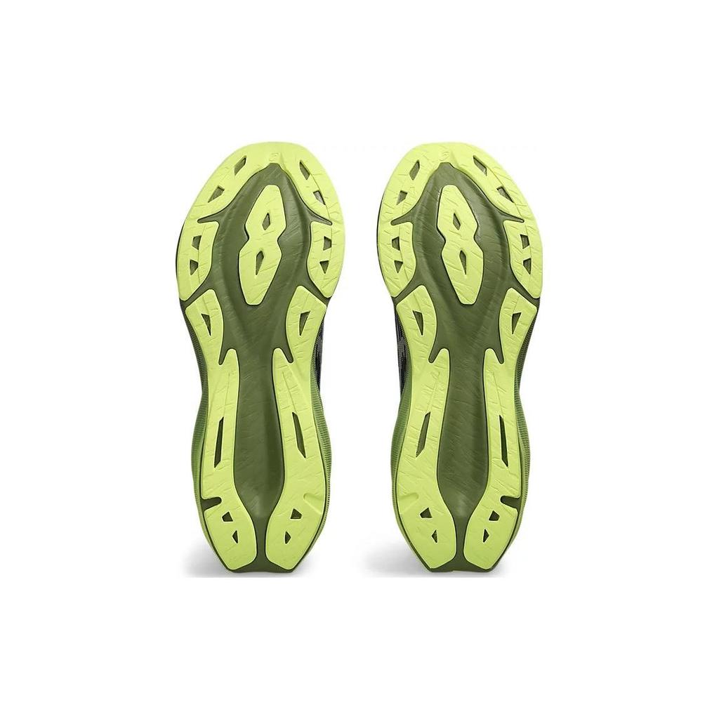 Asics Novablast 3 Black Dried Leaf Green Men Sneakers 1011B458-005