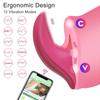 APP Bluetooth G Spot Dildo Vibrator Female Wireless Remote Control Vibrating Clitoris Stimulator Sex Toy for Women 's Panties