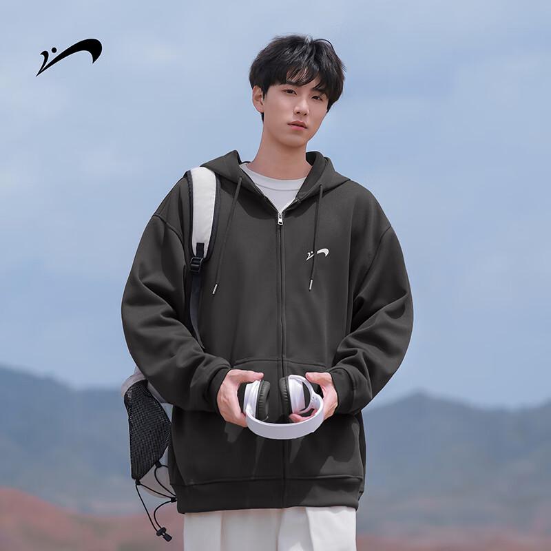 

Guirenniao Men s Spring Autumn Casual Hooded Zip-Up Sweatshirt 4XL