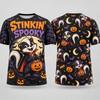 Cute Halloween Animal 3D Print T Shirt Men Women Skunk Walrus Raccoon Red Panda Seal Sloth Donkey Short Sleeve Party Costume Tee