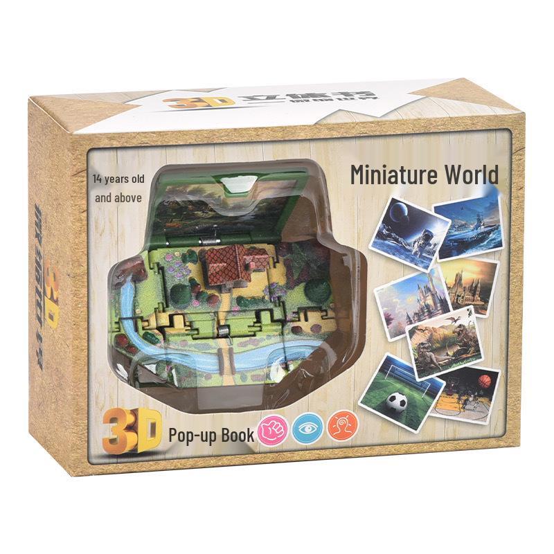 Mini Hamburger 3D Pop-up Book Keychain: Trendy Pendant & Creative Decompression Toy.