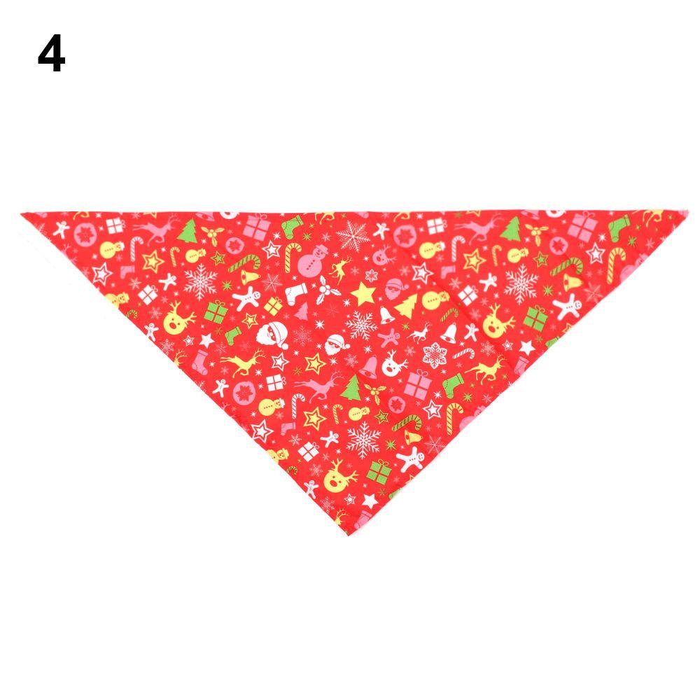 Nya Husdjurskostymtillbehör Tryckta haklappar Husdjursbandana Triangulär halsduk Hundkatt Halsband