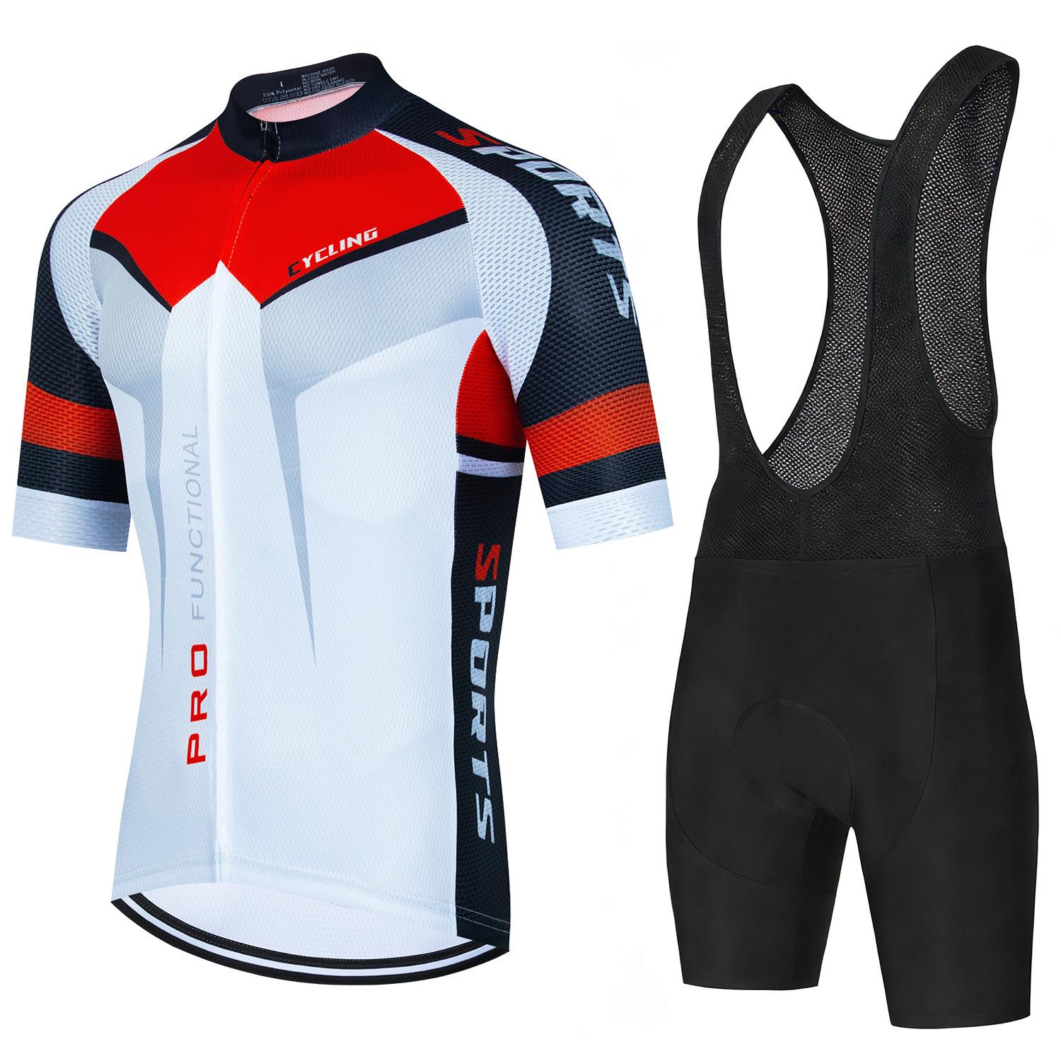 

Mountain Road Bicycle Short-sleeved Suit, Men s Breathable Quick-drying Perspiration Short-sleeved Cycling Suit 2026 Summer Breathable Cycling Suit asian size - s