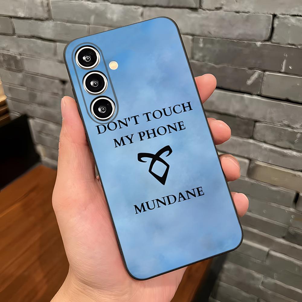 S-Shadowhunters Rune Phone Case For Samsung A25 A13 A33 5G A54 A36 A35 A56 A52 A14 Shockproof Soft Cover