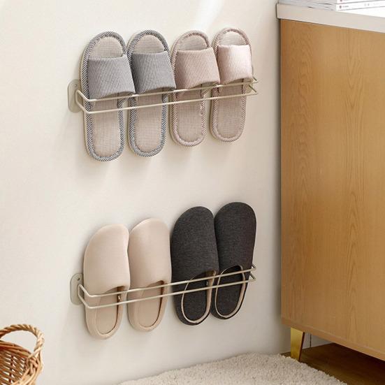Buy Slippers Rack Wall Mounted Shoe Storage Rack Space-Saving