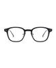Oateu Grazia Black Horn-Rimmed Glasses