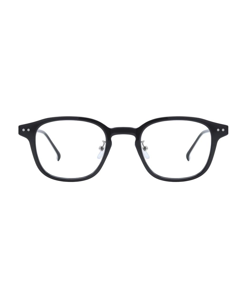 Oateu Grazia Black Horn-Rimmed Glasses