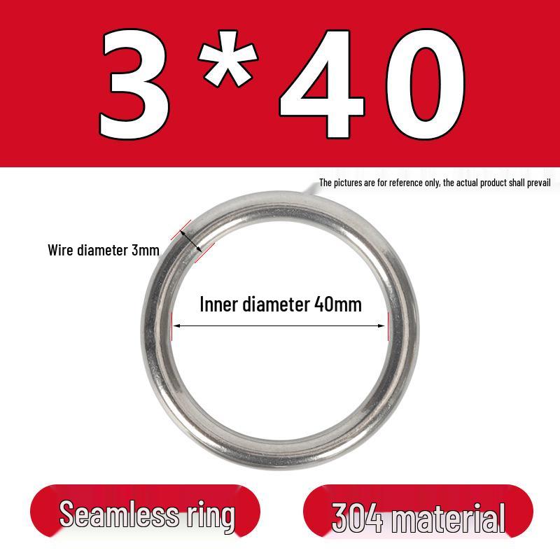 Stainless Steel Seamless O-Ring: Corrosion-Resistant Accessory for Handbags and Pet Gear