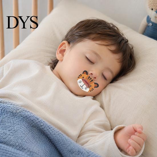 Snoring Mouth Strip 30Pcs Cartoon Animal Sleeping Tape for Kids, Keep Closed, Closure Breathable Breathing Correction Patch, Hypoallergenic