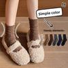 Fall/Winter Printed Wool Mid-Calf Women's Socks - Versatile Women's Warm Layered Socks