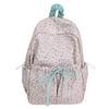 Schoolbag Korean New High-value, Fresh, Sweet and Cute Small Flower Backpack, Lightweight and Large-capacity Backpack for Junior and High School