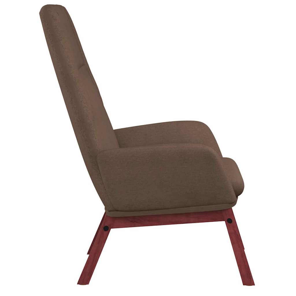 Recliner Chair with Ottoman Taupe Fabric