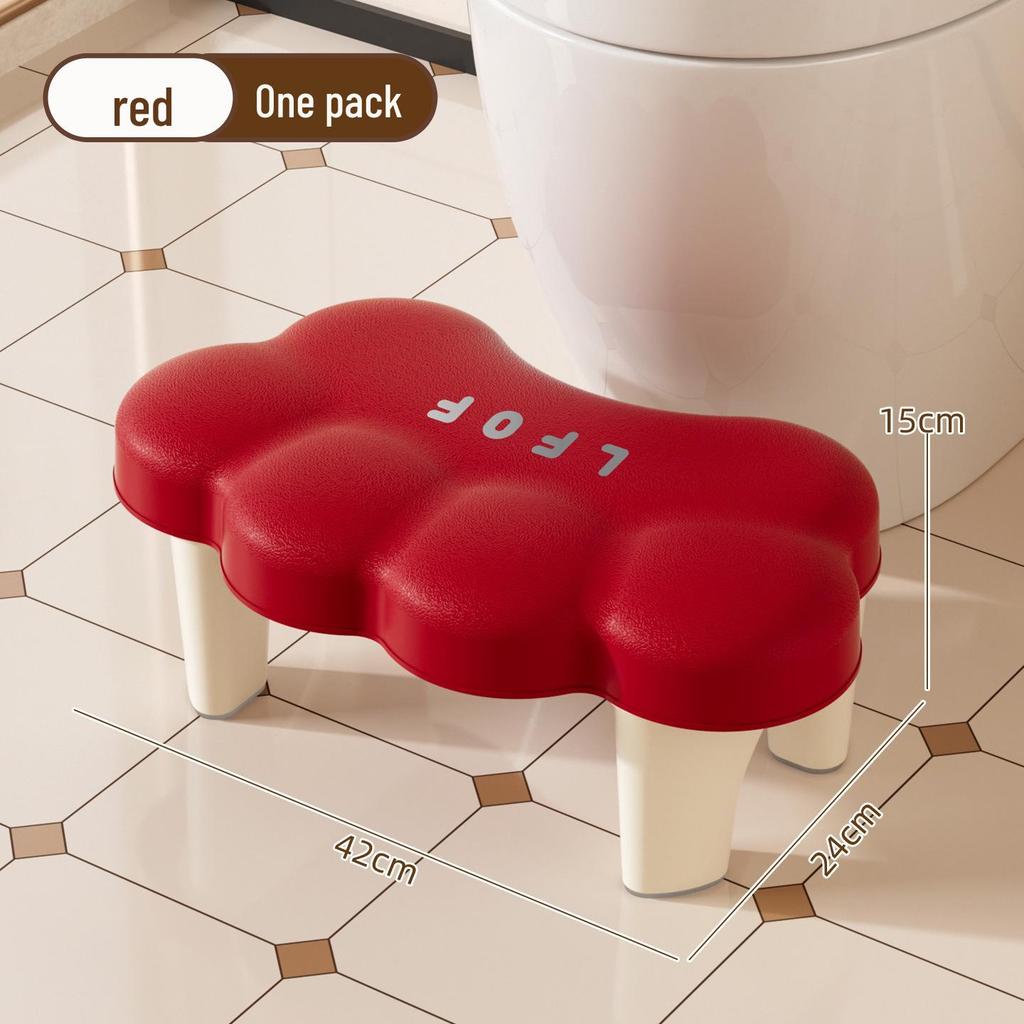 High-End Children's Creative Cloud Footstool: Thickened Low Stool for Bathroom and Pregnant Women's Footrest